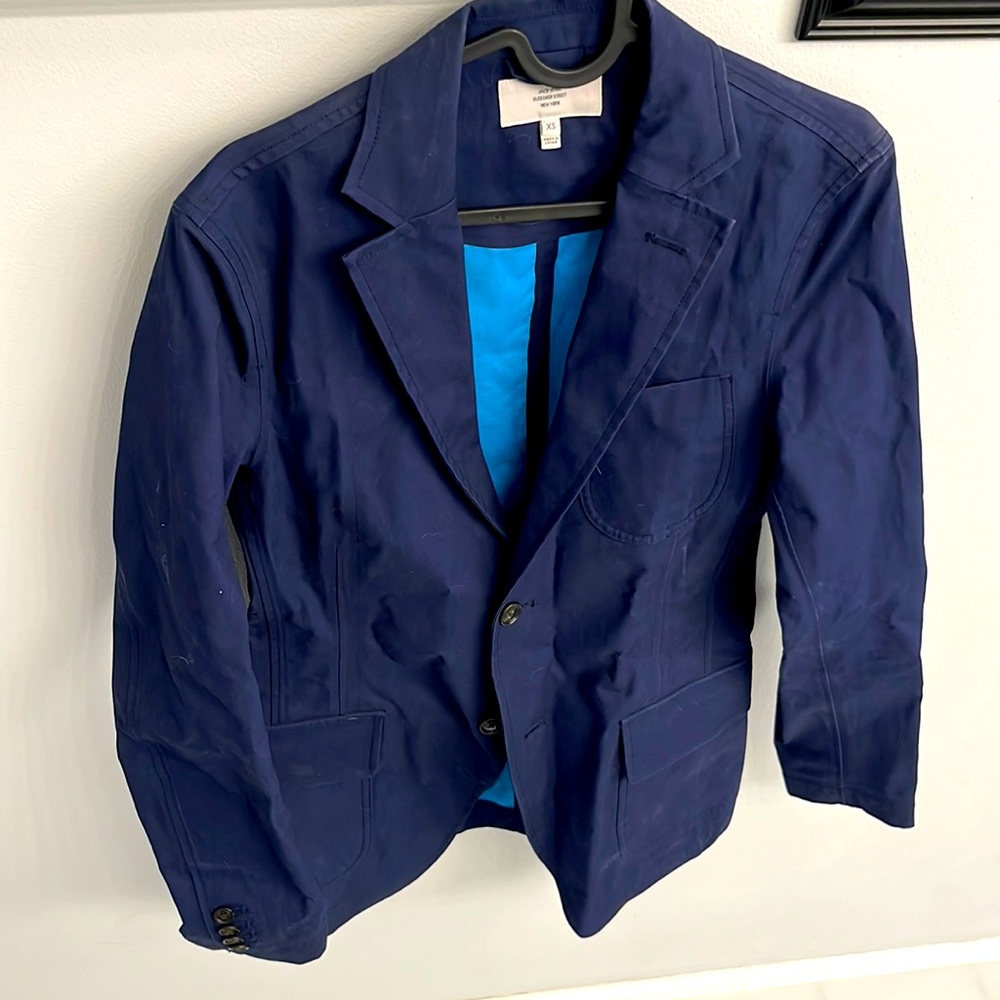 Jack spade blue jacket never worn. Extra small